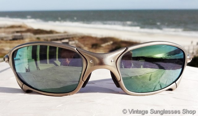 Oakley Juliet X Metal Plasma Emerald Iridium Sunglasses